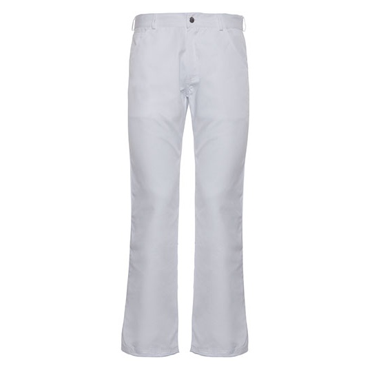 Spodnie Meskie Klasyczne Twill 5 Kieszeni KY093 - White