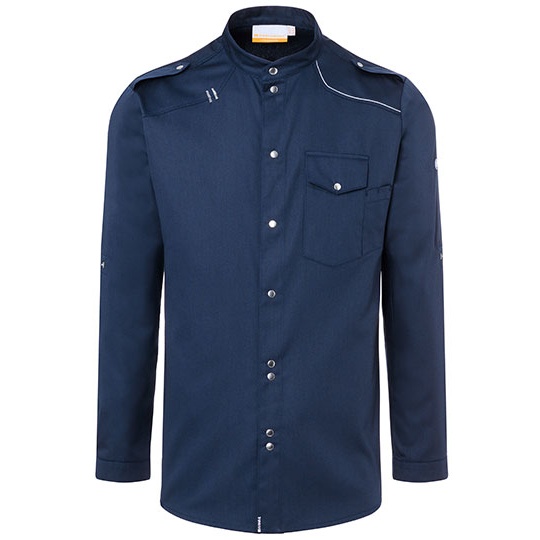 Koszula Szefa Kuchni Slim Twill KY103 - Navy (ca. Pantone 533C)
