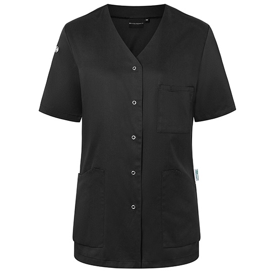 Tunika Damska Slim Medyczna KY131 - Black (ca. Pantone 419C)