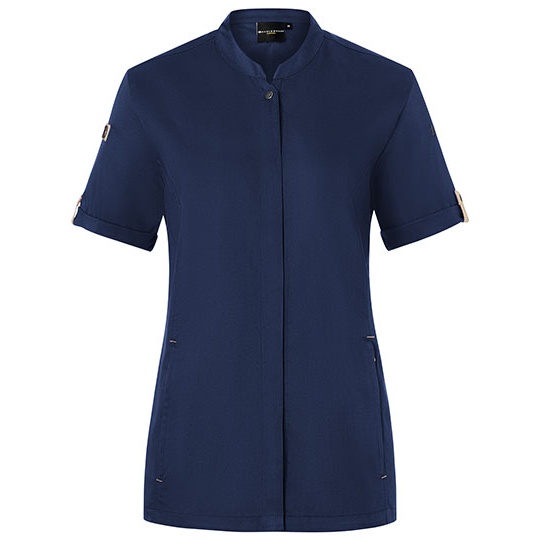 Bluza Kucharska Damska Slim Fit Oddychajaca KY135 - Steel Blue (ca. Pantone 2380C)