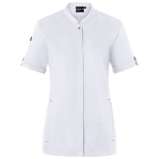 Bluza Kucharska Damska Slim Fit Oddychajaca KY135 - White