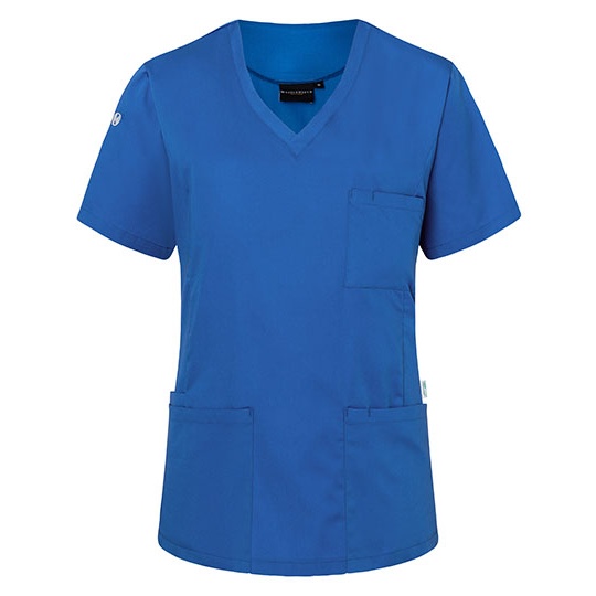 Tunika damska slim KY138 - Royal Blue (ca. Pantone 3506C)