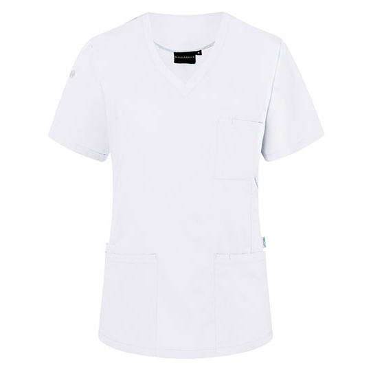 Tunika Damska Slim Twillowa z Recyklingu KY138 - White