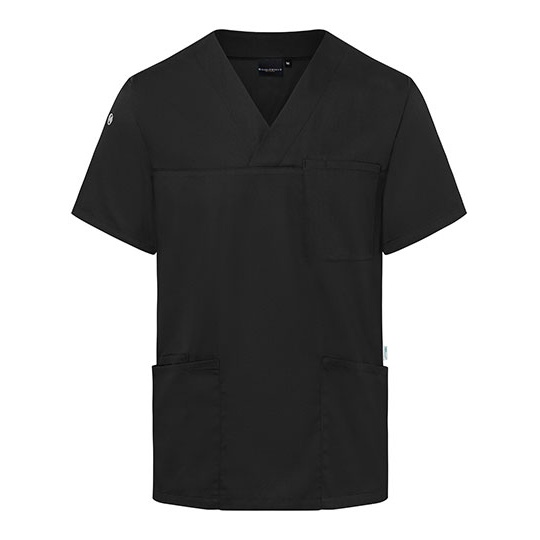 Tunika Meska Prosty Kroj Poliester Bawelna KY139 - Black (ca. Pantone 419C)