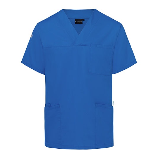 Tunika Męska Prosty Krój Poliester Bawełna KY139 - Royal Blue (ca. Pantone 3506C)