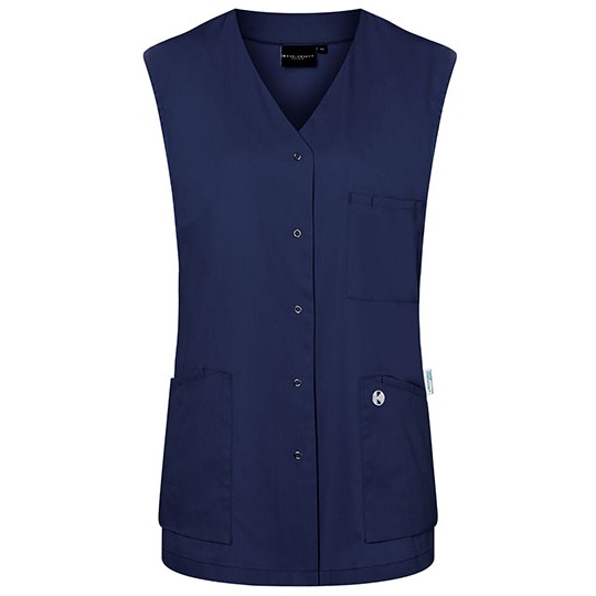 Tunika Damska Lekko Dopasowana Twill z Recyklingu KY141 - Navy (ca. Pantone 533C)