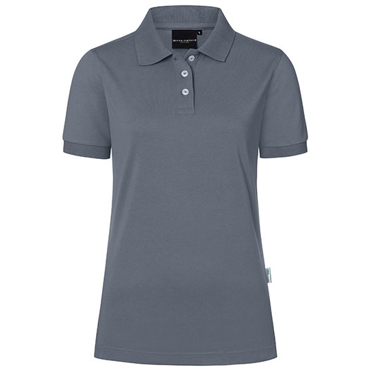 Koszulka Polo Damska Dopasowana Pique Stretch KY142 - Anthracite (ca. Pantone 7540C)