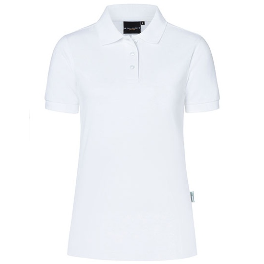 Koszulka Polo Damska Dopasowana Pique Stretch KY142 - White