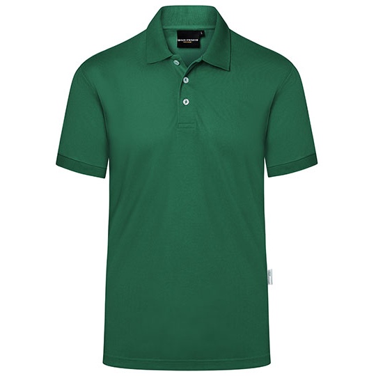 Koszulka Polo Meska Klasyczna Dzersej Pique Recykling KY143 - Forest Green (ca. Pantone 554C)