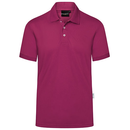 Męska koszulka polo klasyczny KY143 - Fuchsia (ca. Pantone 689C)