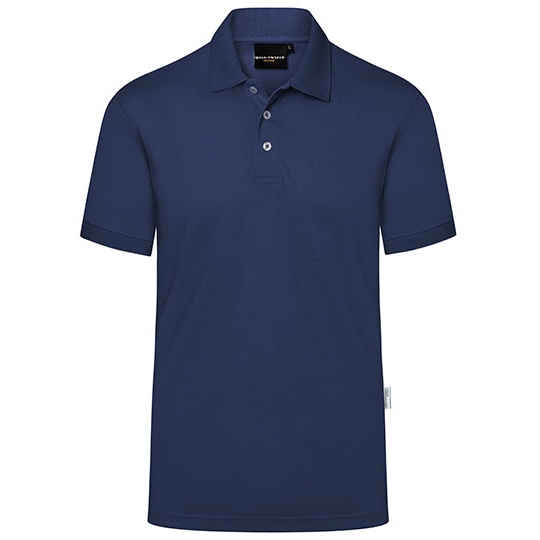 Koszulka Polo Meska Klasyczna Dzersej Pique Recykling KY143 - Navy (ca. Pantone 533C)