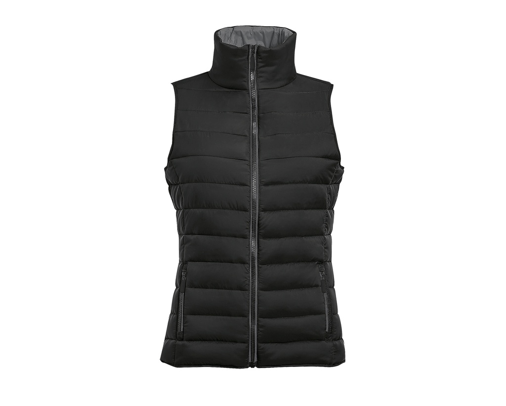 Bezrekawnik Damski Klasyczny Ocieplany L01437 - Black
