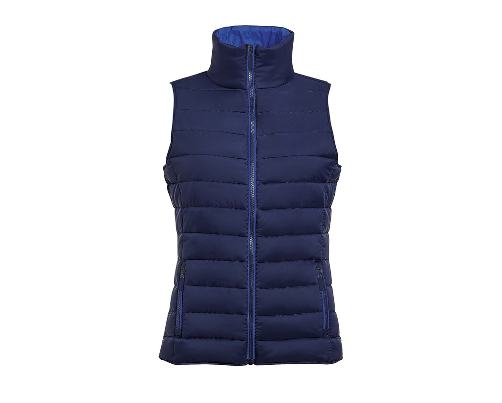 Bezrekawnik Damski Klasyczny Ocieplany L01437 - Navy