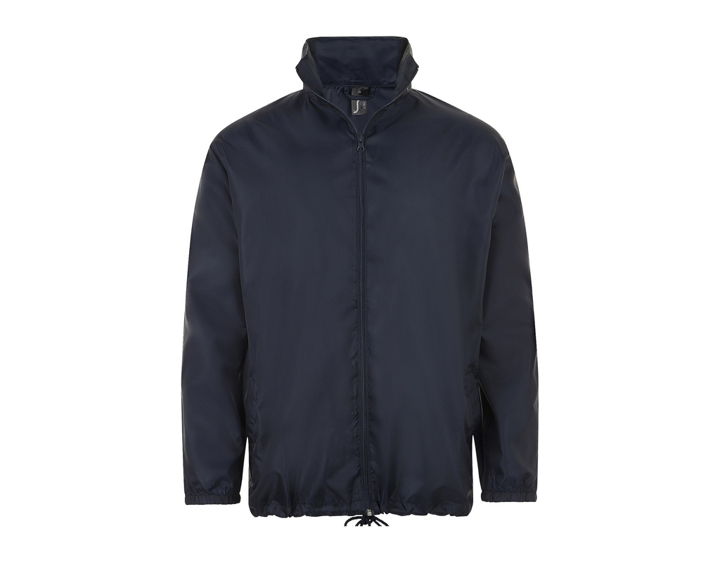 Kurtka Wiatrowka Unisex Poliester Wodoodporna L01618 - French Navy