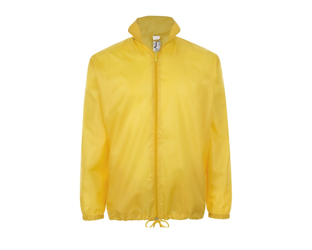 Kurtka Wiatrowka Unisex Poliester Wodoodporna L01618 - Gold