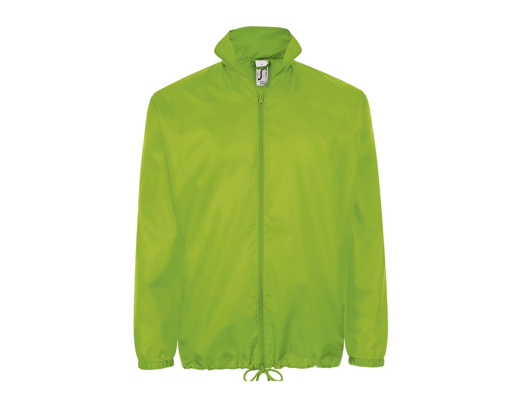 Kurtka Wiatrówka Unisex Poliester Wodoodporna L01618 - Lime
