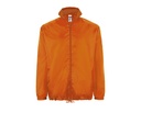 Kurtka Wiatrowka Unisex Poliester Wodoodporna L01618 - Orange