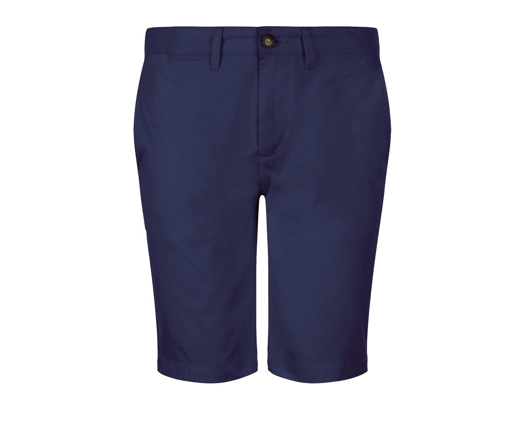 Bermudy Meskie Prosty Fason Bawelniane L01659 - French Navy