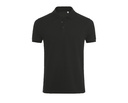 Koszulka Polo Męska Dopasowana Bawełna Czesana L01708 - Black