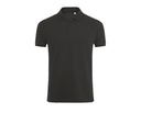Koszulka Polo Meska Dopasowana Bawelna Czesana L01708 - Charcoal Melange