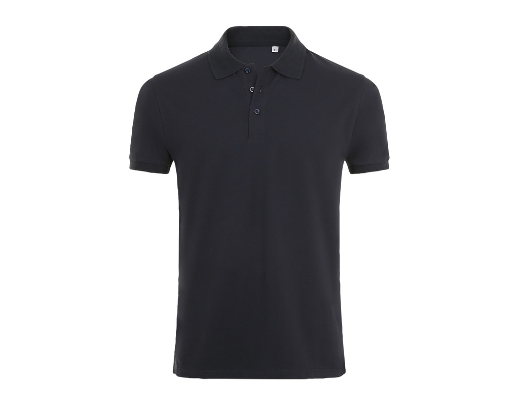 Koszulka Polo Męska Dopasowana Bawełna Czesana L01708 - French Navy