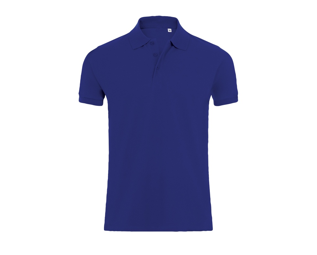 Koszulka Polo Meska Dopasowana Bawelna Czesana L01708 - Ultramarine