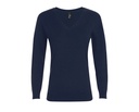 Damski sweter slim L01711 - French Navy
