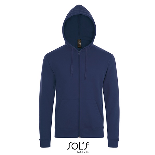 Bluza Klasyczna Unisex Bawelna Ring-Spun Rozpinana L01714 - French Navy