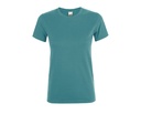 T-shirt Damski Slim Bawełniany L01825 - Duck Blue