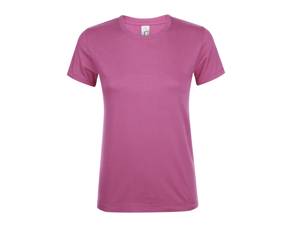 T-shirt Damski Slim Bawelniany L01825 - Orchid Pink