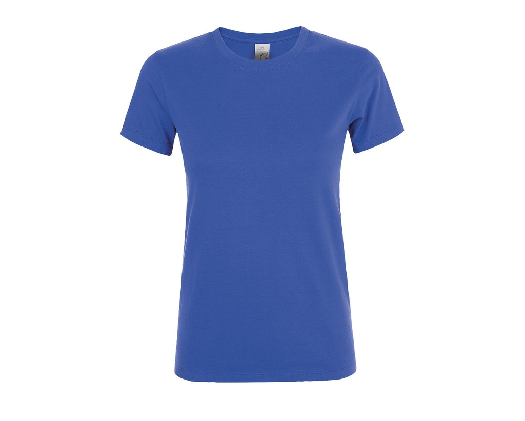 T-shirt Damski Slim Bawełniany L01825 - Royal Blue 241