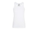 Top Damski Racerback Bawełniany L01826 - White