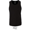 Tank Top Meski Poliester Oddychajacy L02073 - Black