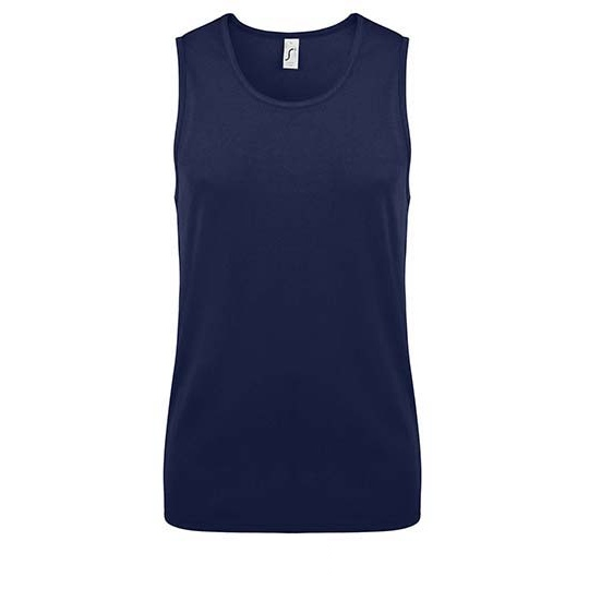 Tank Top Męski Poliester Oddychający L02073 - French Navy