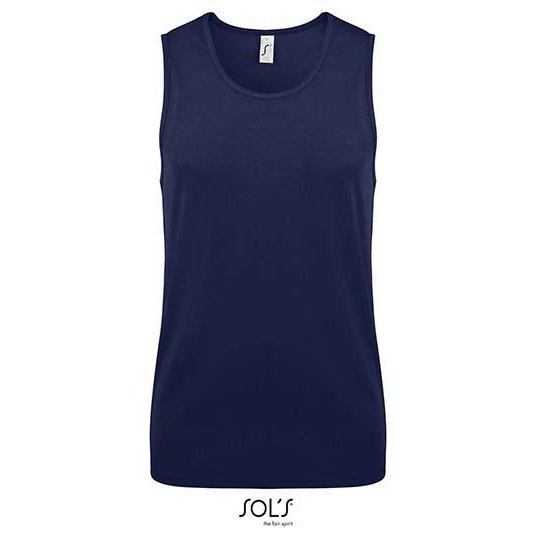 Tank Top Meski Poliester Oddychajacy L02073 - French Navy