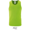 Tank Top Meski Poliester Oddychajacy L02073 - Neon Green