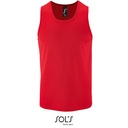 Tank Top Meski Poliester Oddychajacy L02073 - Red