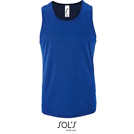 Tank Top Meski Poliester Oddychajacy L02073 - Royal Blue 241