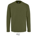 Koszulka Meska Dlugi Rekaw Bawelniana L02074 - Dark Khaki