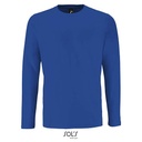 Koszulka Meska Dlugi Rekaw Bawelniana L02074 - Royal Blue 241