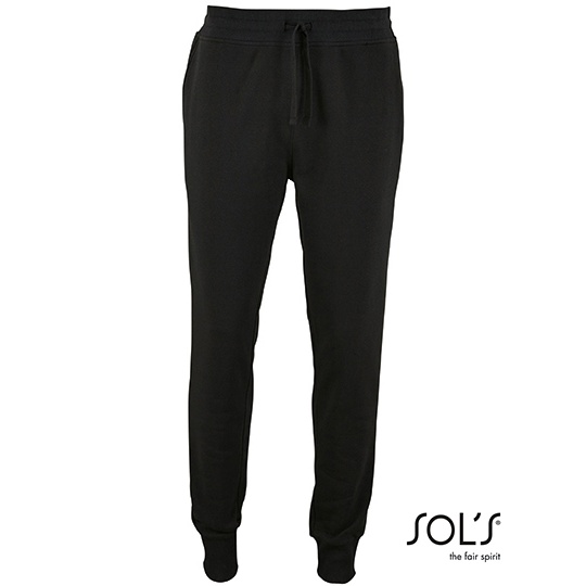 Meskie dopasowane spodnie dresowe L02084 - Black