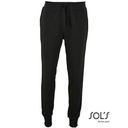 Meskie dopasowane spodnie dresowe L02084 - Black