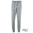 Damskie dopasowane spodnie dresowe L02085 - Grey Melange