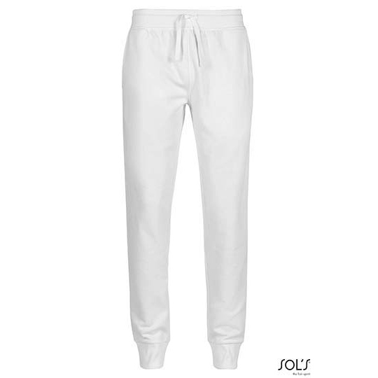 Spodnie Dopasowane Dresowe L02085 - White