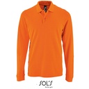 Koszulka Polo Meska Dlugi Rekaw Bawelniana Pika L02087 - Orange