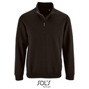 Bluza Meska Ze Stojka Z Zamkiem Bawelna Ring-Spun L02088 - Black