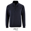 Bluza Meska Ze Stojka Z Zamkiem Bawelna Ring-Spun L02088 - French Navy