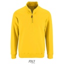 Bluza Meska Ze Stojka Z Zamkiem Bawelna Ring-Spun L02088 - Gold