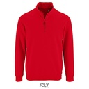 Bluza Meska Ze Stojka Z Zamkiem Bawelna Ring-Spun L02088 - Red