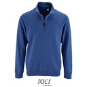 Bluza Meska Ze Stojka Z Zamkiem Bawelna Ring-Spun L02088 - Royal Blue 241